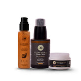 GlowMera Glow Boost Skincare Kit | Vitamin C Serum + Snail Mucin Face Cleanser + Niacinamide Illuminating Cream | Brightening, Hydration & Radiant Glow | For All Skin Types